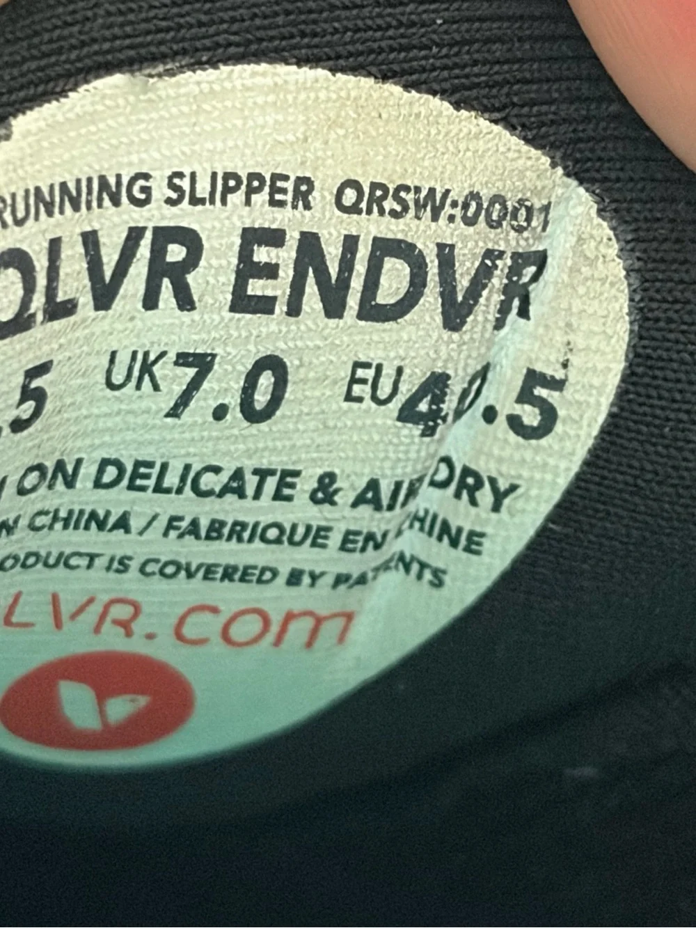 QLVR Women’s Running slippers/shoes Black 8.5